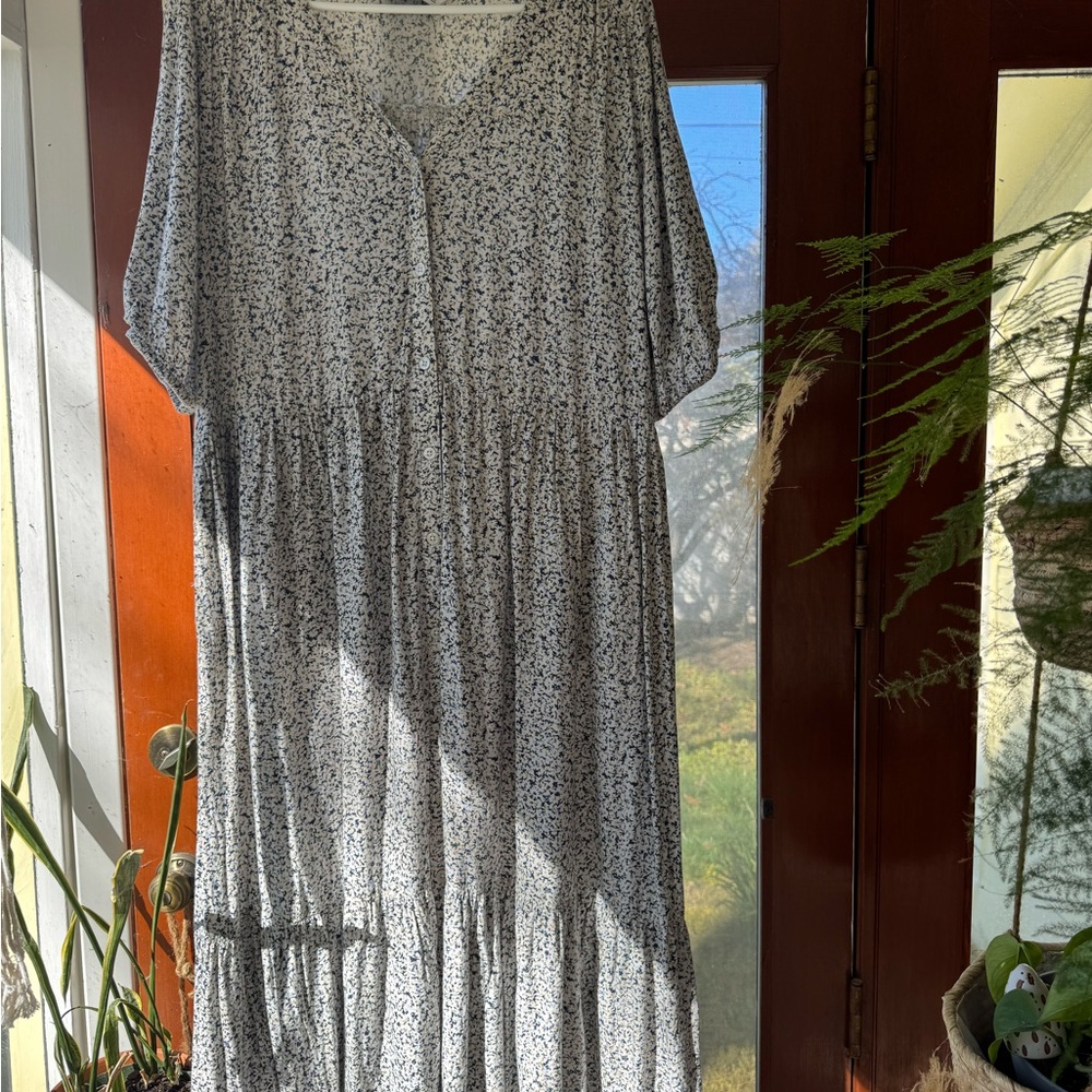 Floral Print Maxi Dress